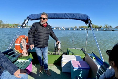 Boat Excursion at the Delta Po Park with local fishermen